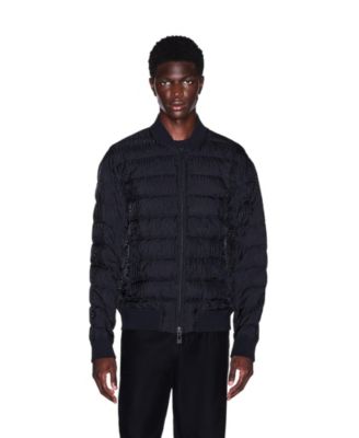 Men's Jacquard All Over Logo Puffer Jacket