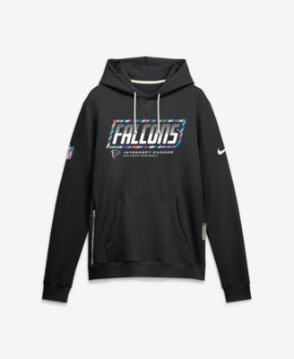 Nike - Men's Black Atlanta Falcons 2026 NFL Cruical Catch Sideline Dri-Fit Pullover Hoodie Black