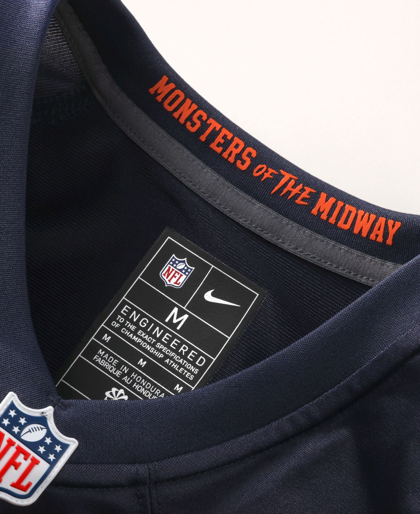 Женский топ Nike Rome Odunze Navy Chicago Bears 2026 Rivalries Collection Game Jersey — фото 5