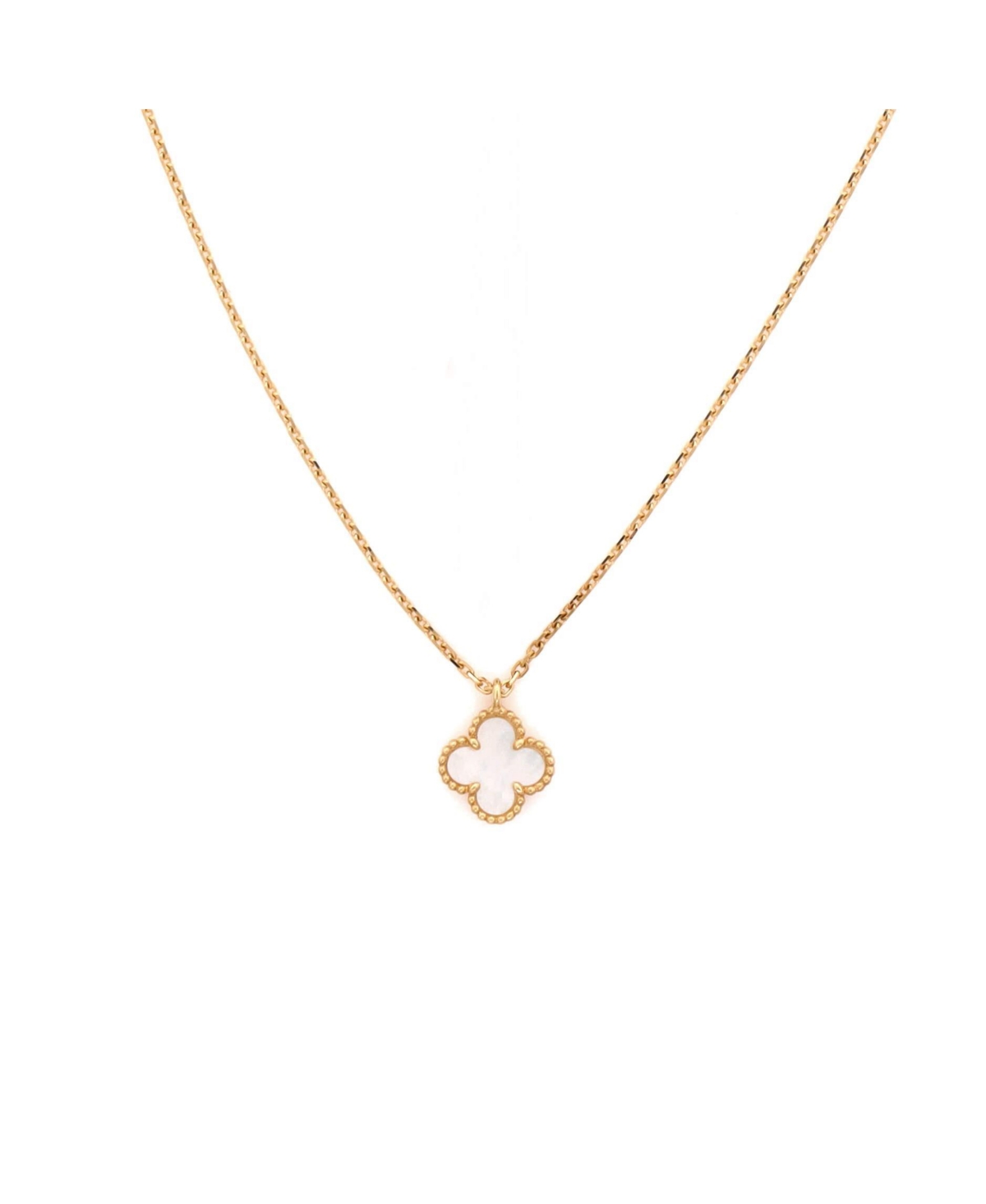 Pre-Owned Van Cleef and Arpels Sweet Alhambra Pendant Necklace - 18k yellow gold