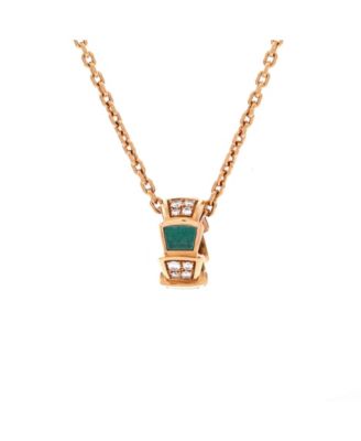 Serpenti Viper Diamond Pendant Necklace (0.20 ct. t.w.) in 18k Rose Gold