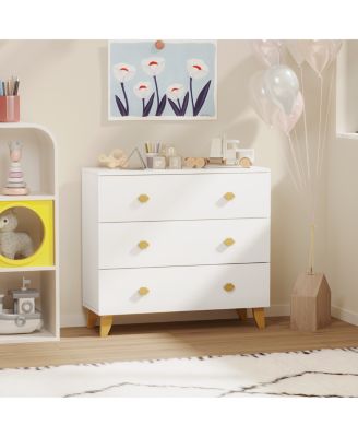 Kids 3-Drawer Dresser with Cloud Handles