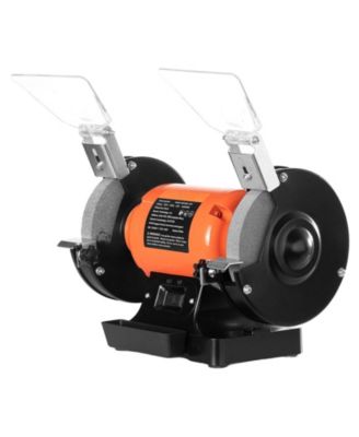 6 in Bench Grinder with 450W Motor and 3450 RPM Wheels