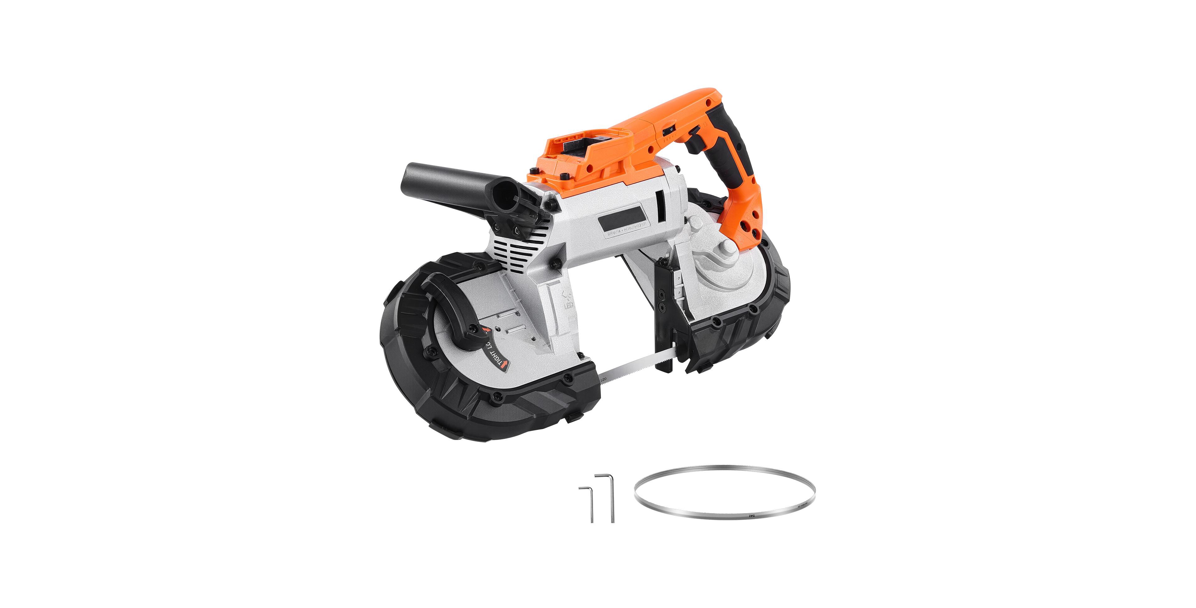 Mecale 20V Cordless Portable Band Saw with 5 in Deep Cut