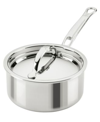 ProBond&reg; Luxe 1.5-Quart Professional Clad Stainless Steel Saucepan with Lid