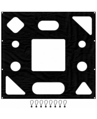 4x4 Ft Lacrosse Target Net 11 Training Zones Universal Fit Multi Sport Practice