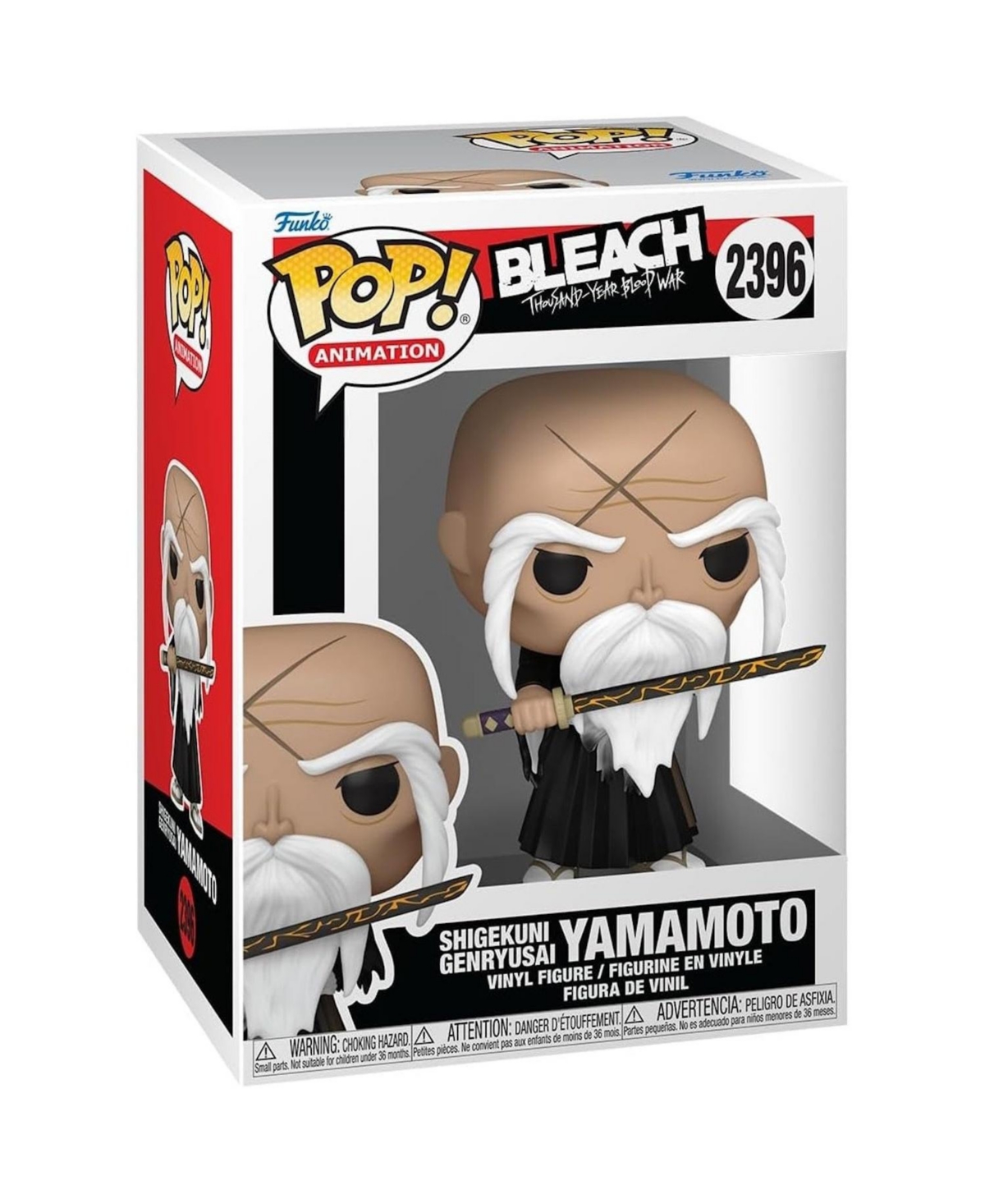 Funko Pop! Bleach Thousand Year Blood War Yamamoto 4" Vinyl Figure, Ages 3+