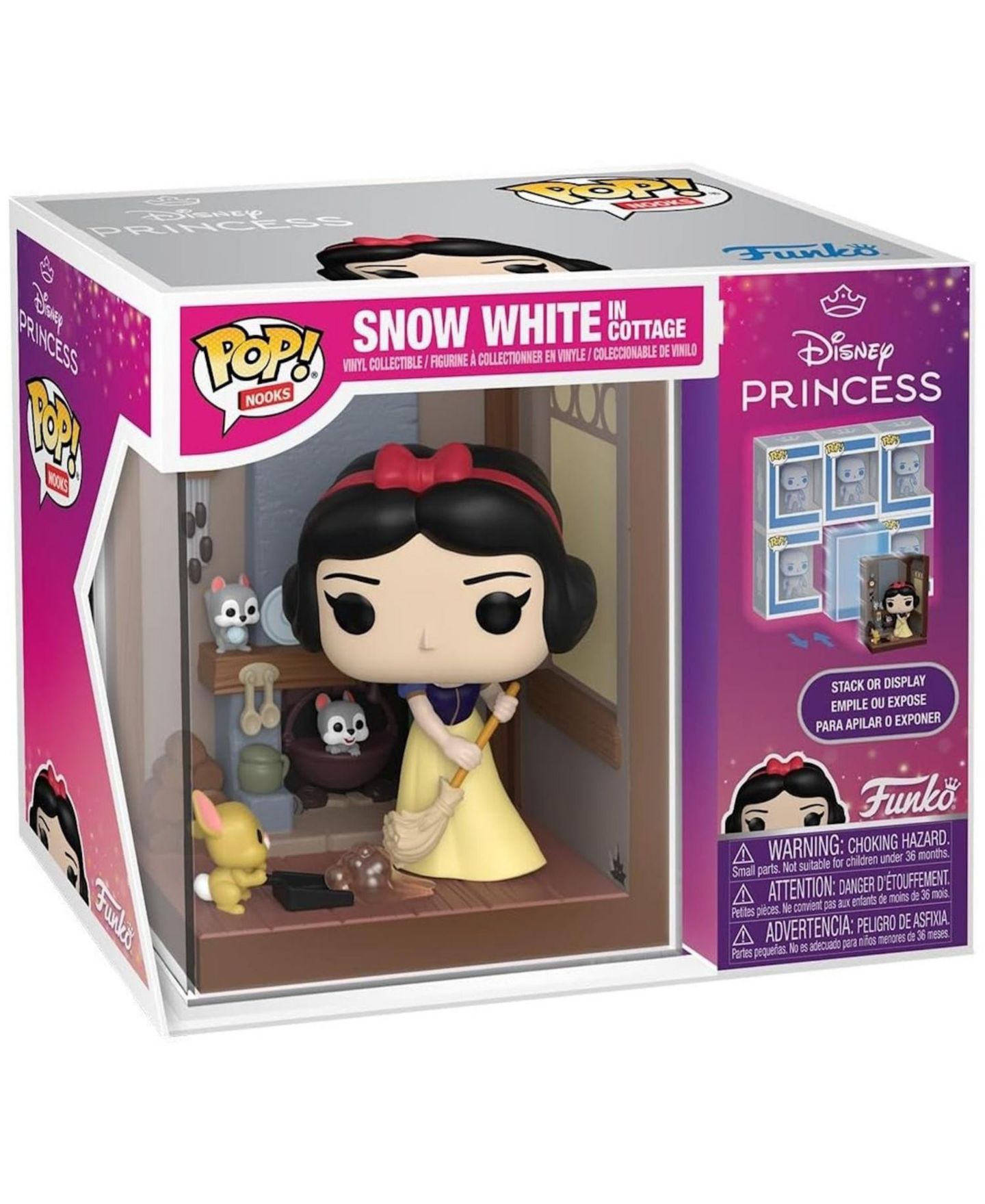 Детская фигурка Funko Pop! Nooks Disney Snow White in Cottage Vinyl Collectible, Ages 3+ — фото 1