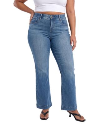 Plus Size Bombshell High-Rise Flare Jeans