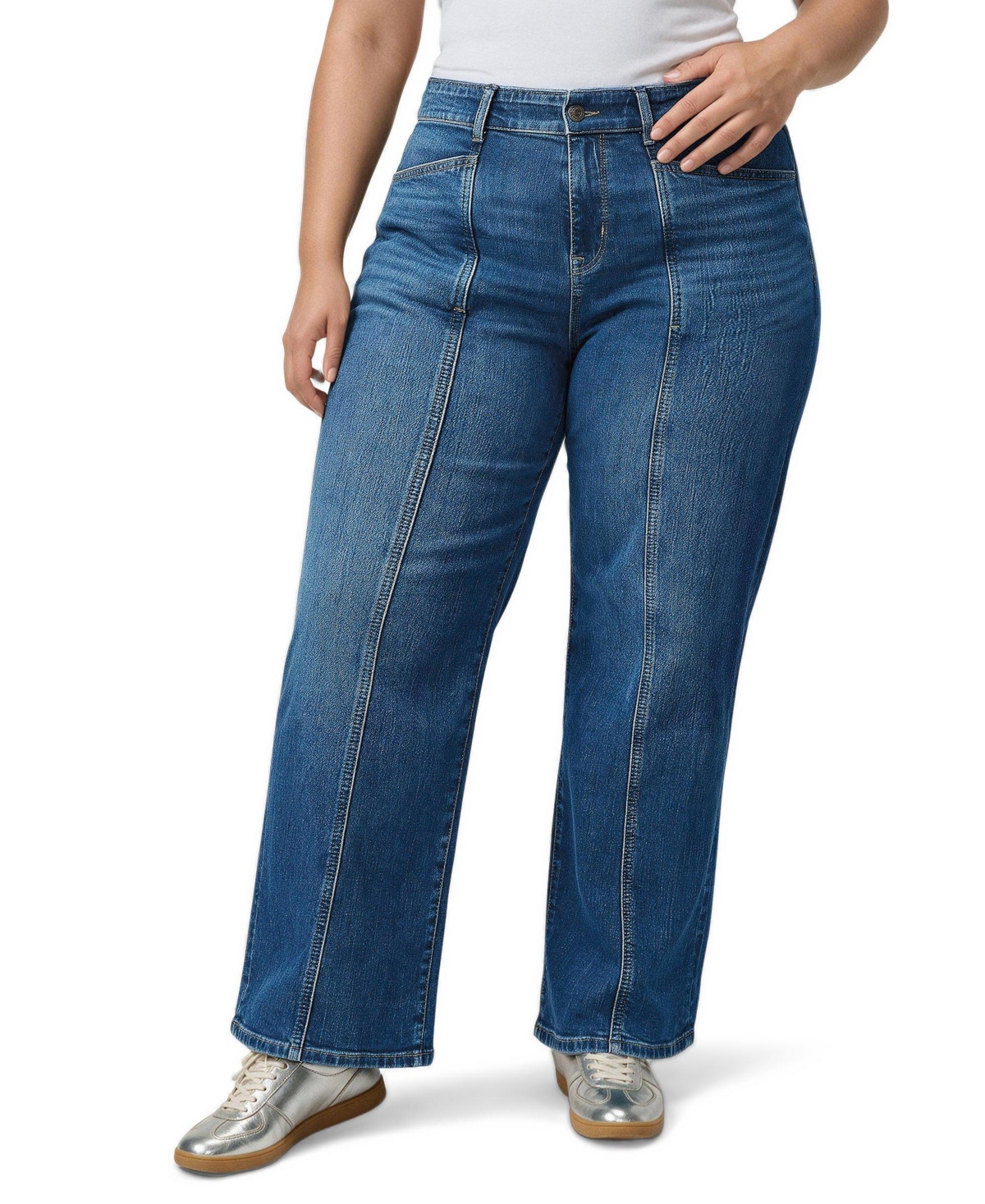 Torrid Plus Size High-Rise Loose Straight Jeans - Thunderstruck