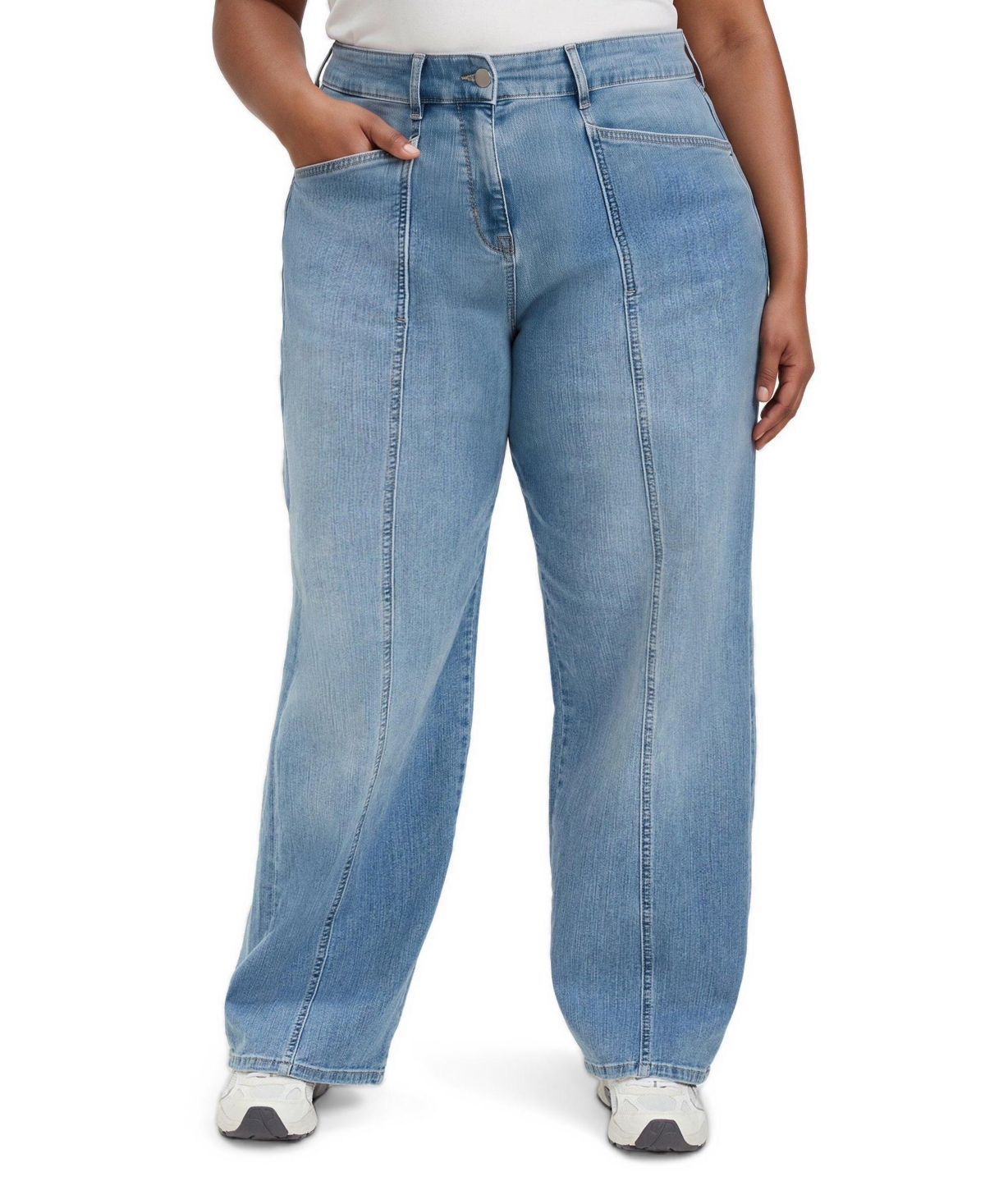 Torrid Plus Size High-Rise Loose Straight Jeans - Walk this way