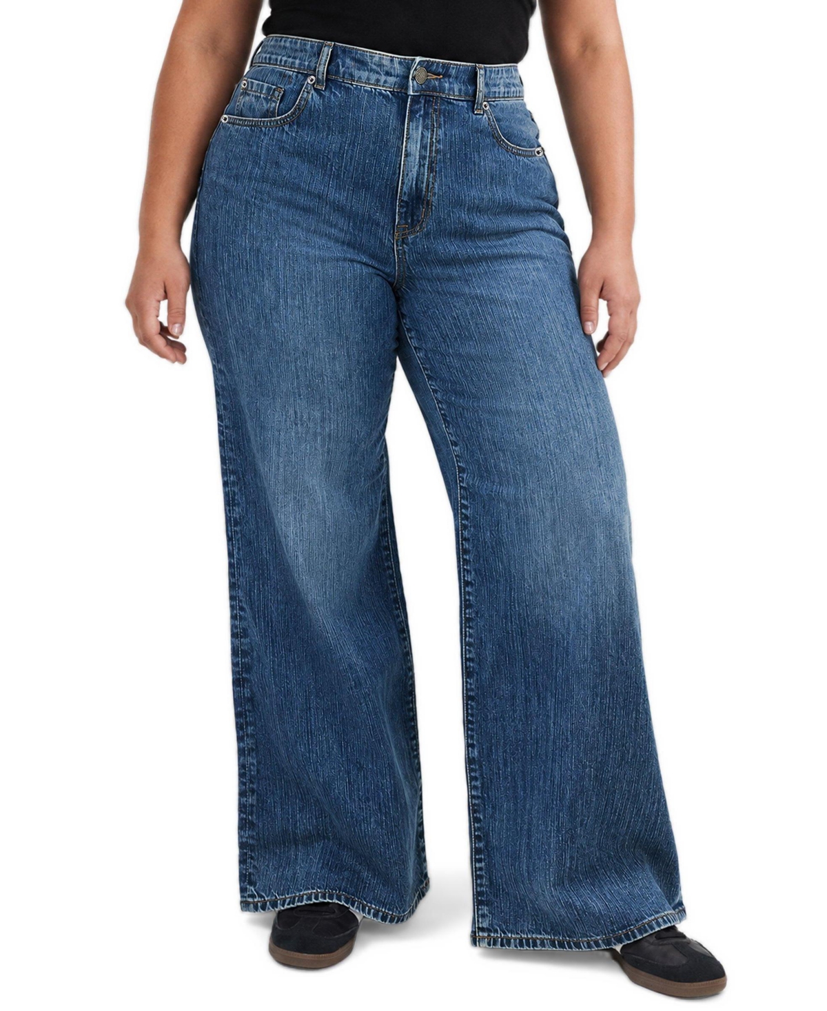 Torrid Women's Plus Size High-Rise Baggy Wide-Leg Jean - Lariat