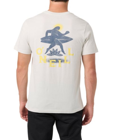 Мужская футболка O'Neill Calafate Graphic Crewneck Classic-Fit, цвет: Туманный