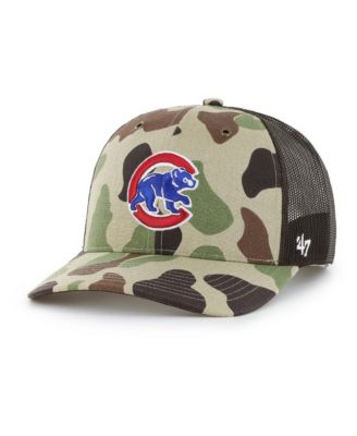 Men's Camo Chicago Cubs Duck Camo Trucker Hat