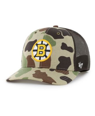 Men's Camo Boston Bruins Duck Camo Trucker Hat