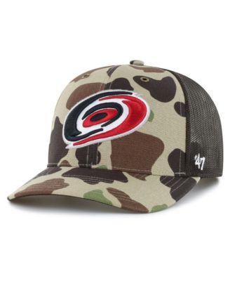 Men's Camo Carolina Hurricanes Duck Camo Trucker Hat