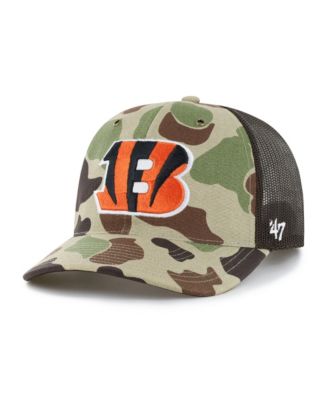 Men's Camo Cincinnati Bengals Duck Camo Relaxed Trucker Hat