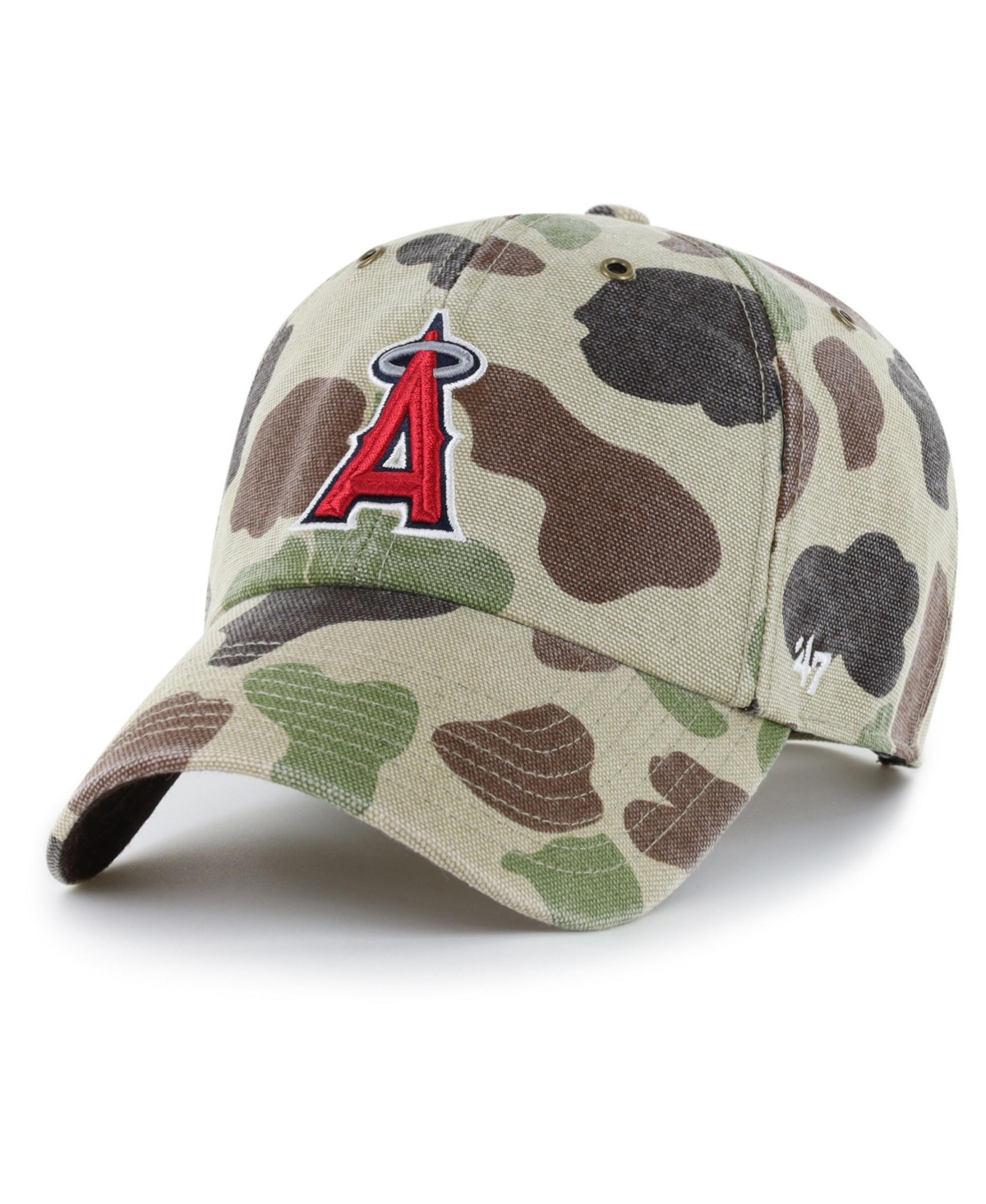 '47 Brand Men's Camo Los Angeles Angels Duck Camo Clean Up Adjustable Hat - Camo