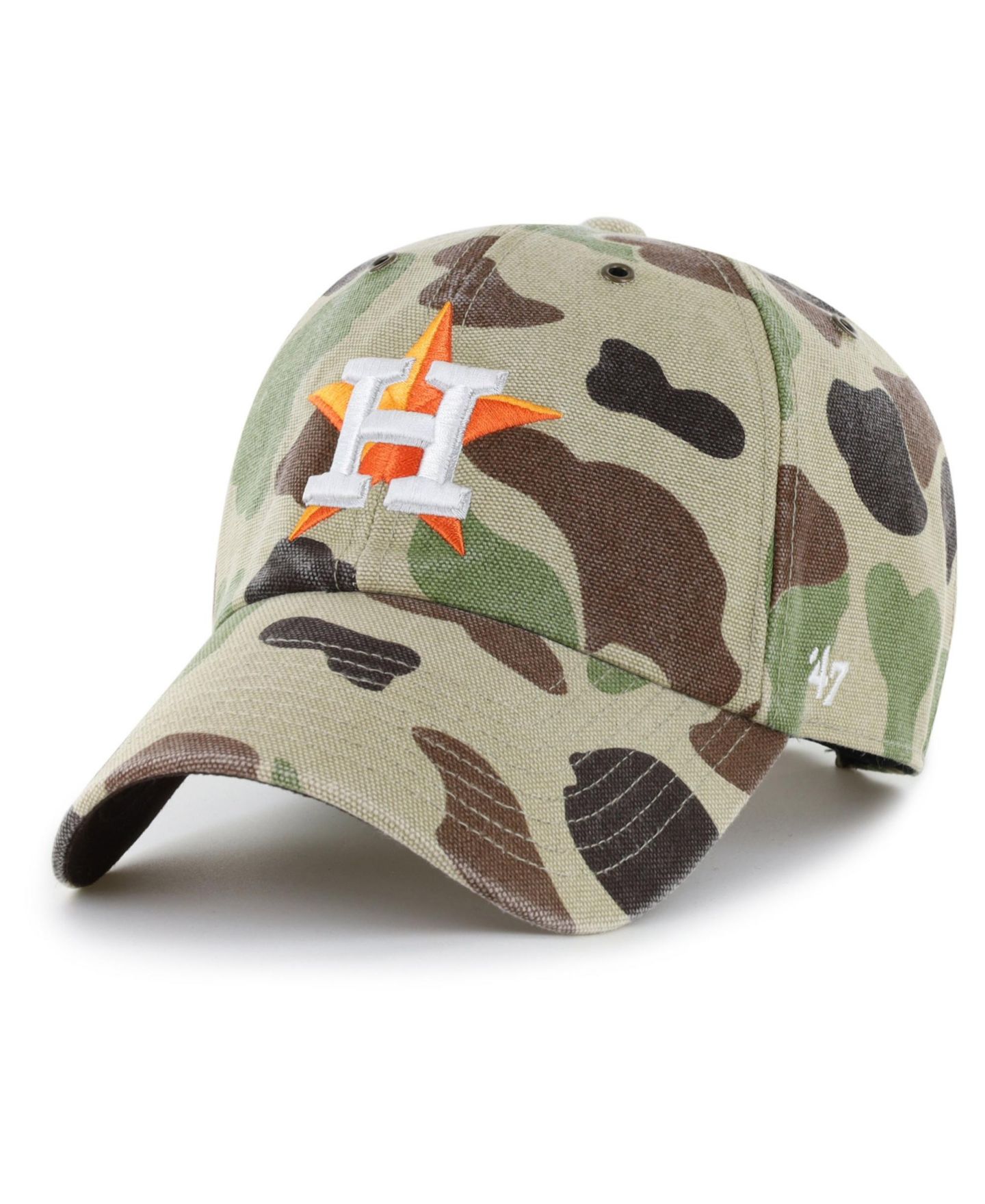 Мужская кепка '47 Brand Camo Houston Astros Duck Camo Clean Up Adjustable Hat — фото 1