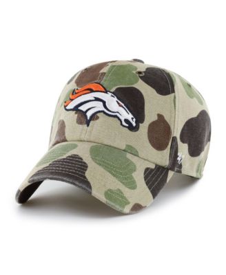 Men's Camo Denver Broncos Duck Camo Clean Up Adjustable Hat