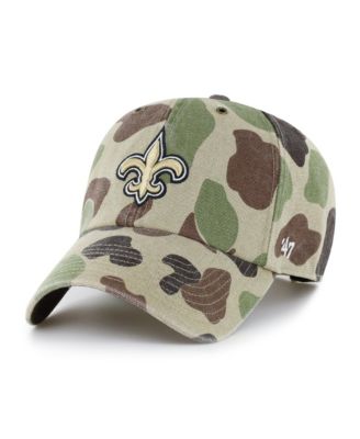 Men's Camo New Orleans Saints Duck Camo Clean Up Adjustable Hat