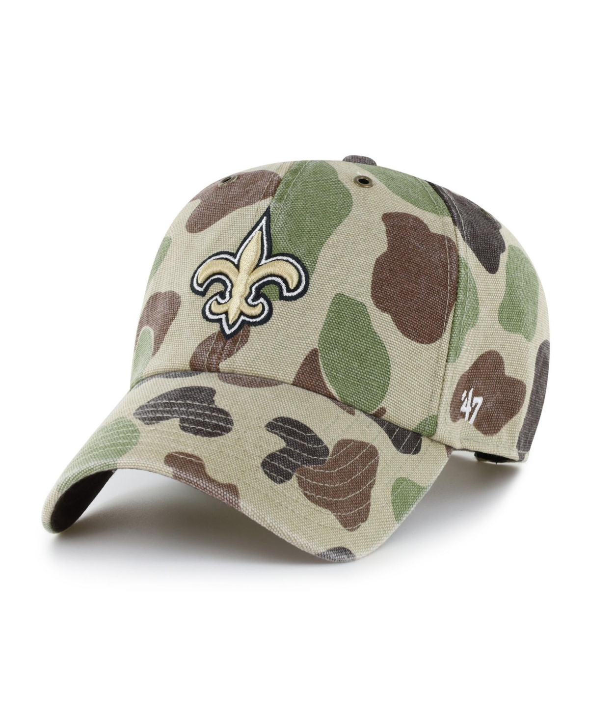 '47 Brand Men's Camo New Orleans Saints Duck Camo Clean Up Adjustable Hat