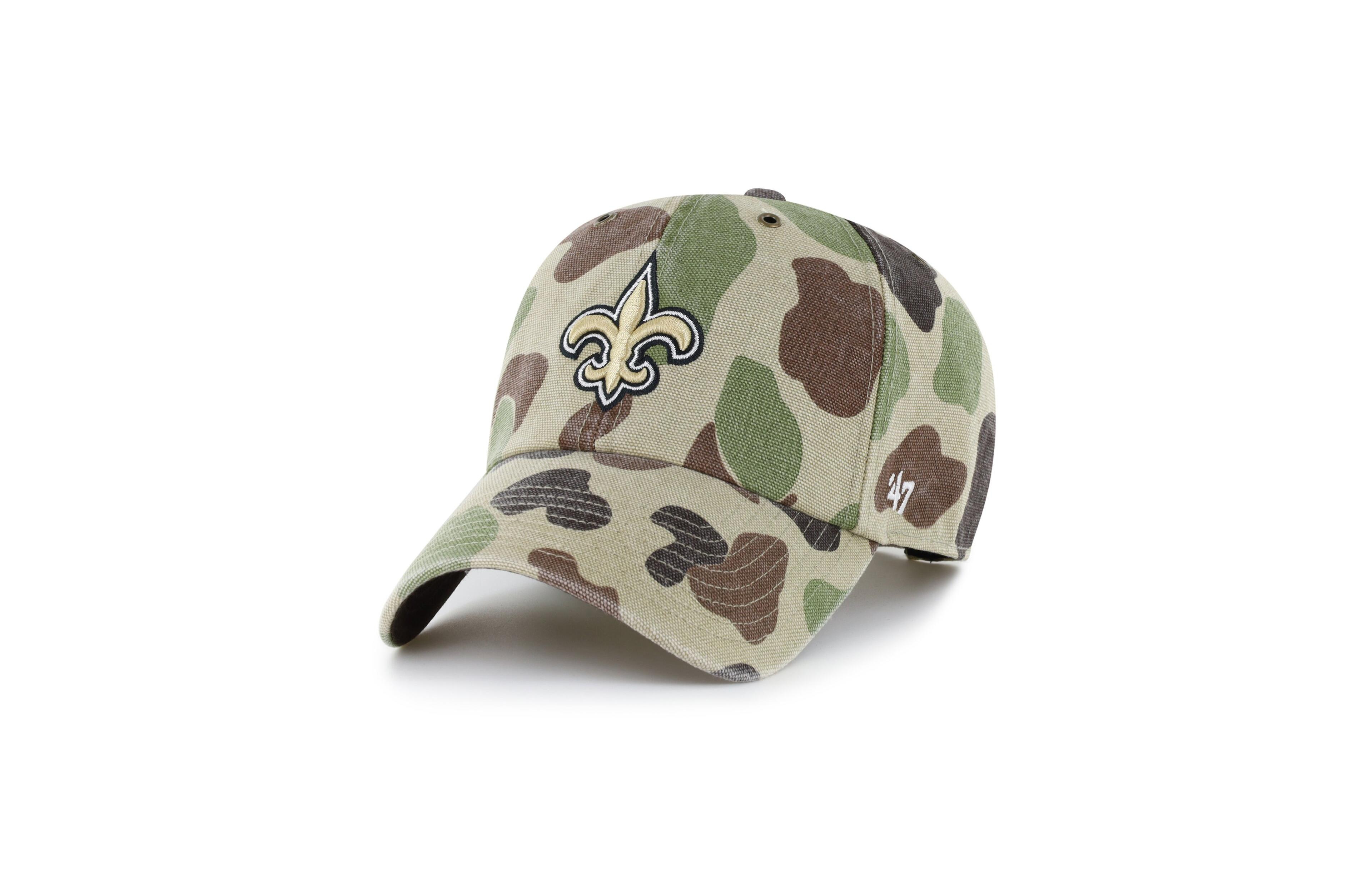 '47 Brand Men's Camo New Orleans Saints Duck Camo Clean Up Adjustable Hat