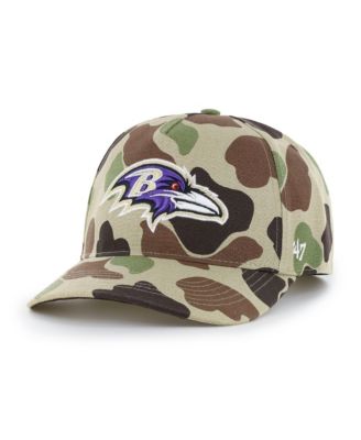 Men's Camo Baltimore Ravens Duck Camo Relaxed Hitch Hat