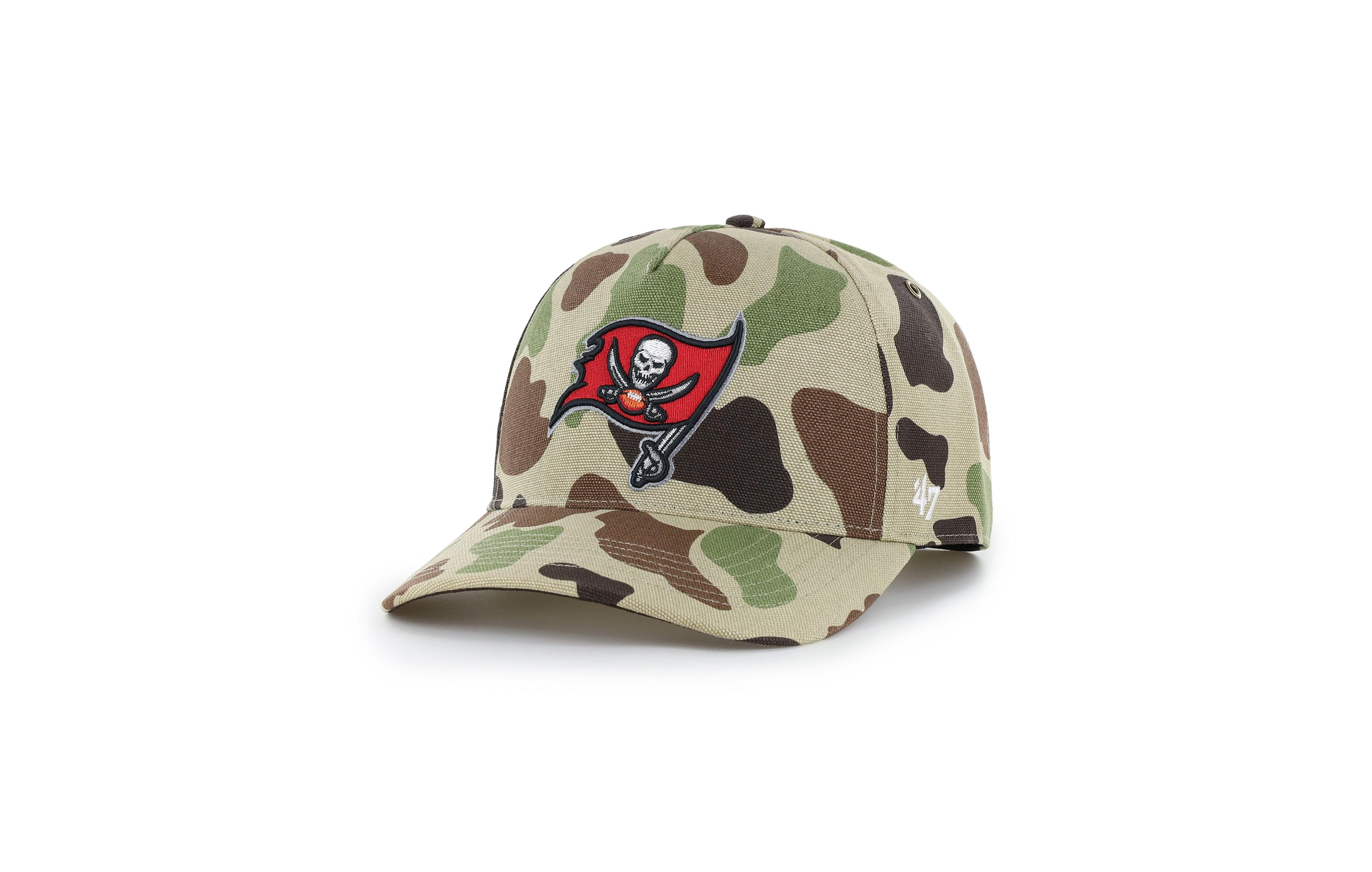 '47 Brand Men's Camo Tampa Bay Buccaneers Duck Camo Relaxed Hitch Hat