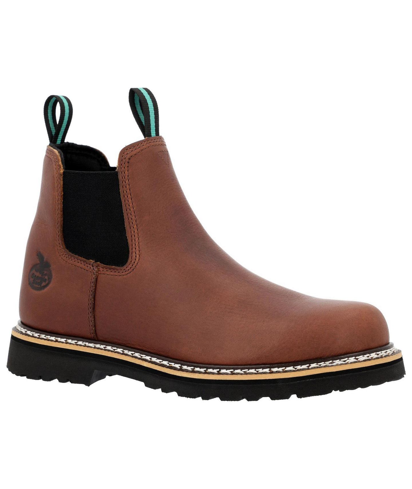 Мужские ботинки GEORGIA BOOT Burnt Romeo Work Boot, цвет: Золотой — фото 3