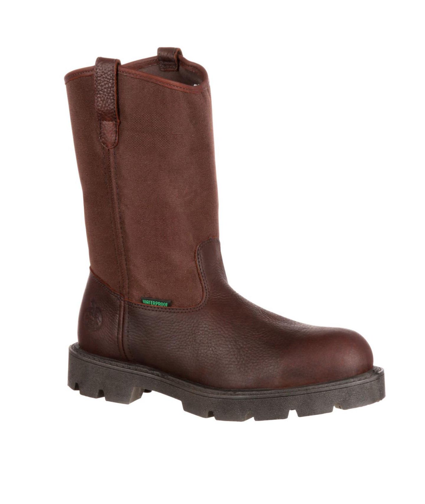 Мужские ботинки GEORGIA BOOT Homeland Steel Toe Waterproof Wellington, цвет: Коричневый — фото 9