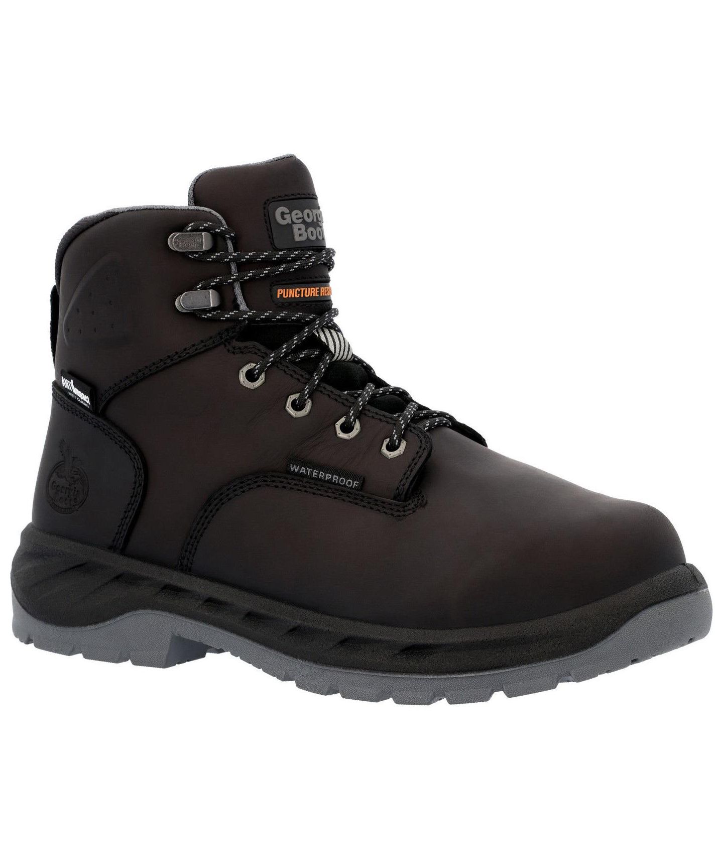 Мужские ботинки GEORGIA BOOT OT Internal Metatarsal Alloy Toe Puncture Resistant Work Boot, цвет: Чёрный — фото 4
