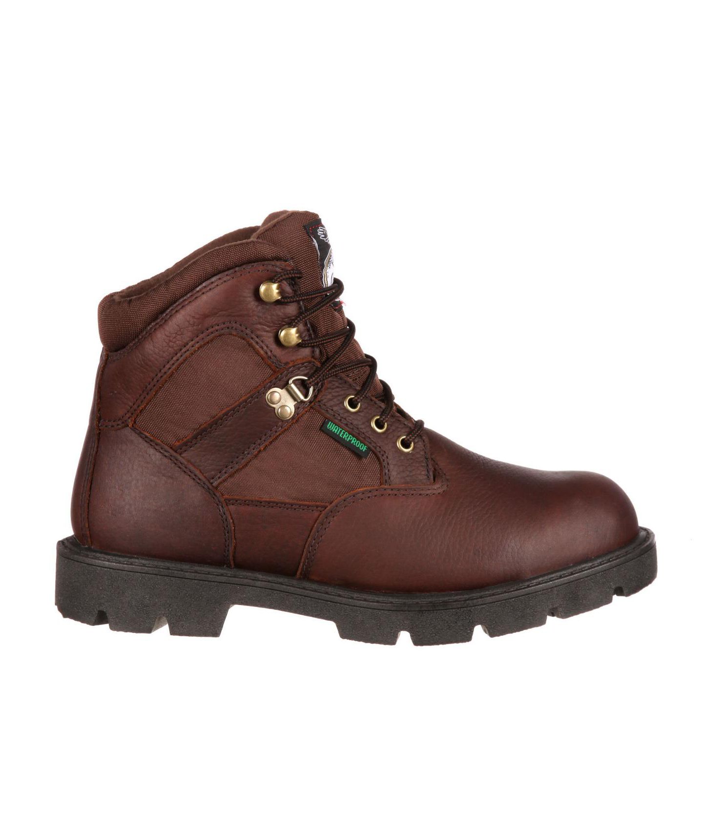 Мужские ботинки GEORGIA BOOT Homeland Steel Toe Waterproof Work Boot, цвет: Коричневый — фото 10