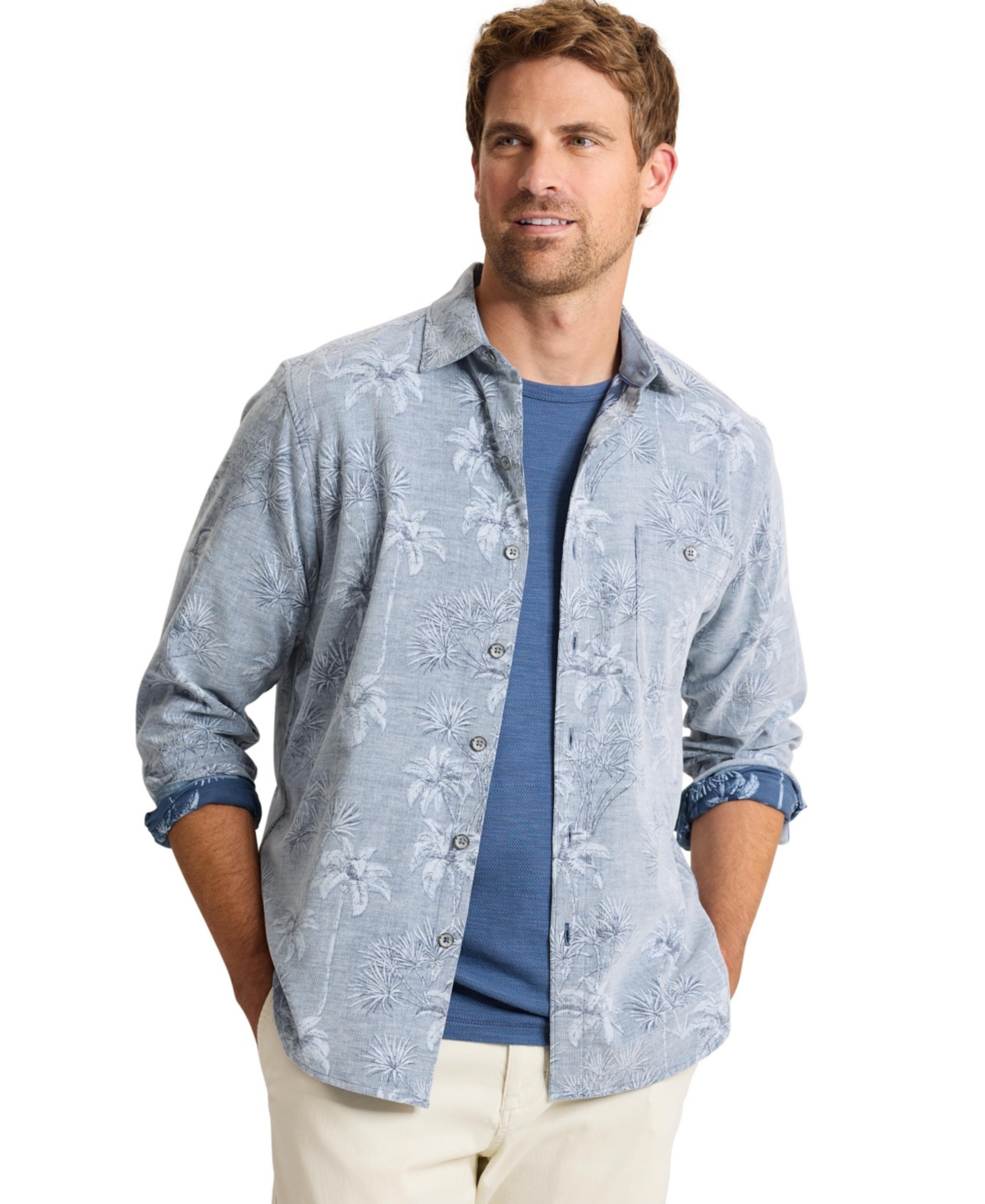 Tommy Bahama Men's Coastline Long-Sleeve Regular-Fit Corduroy Shirt