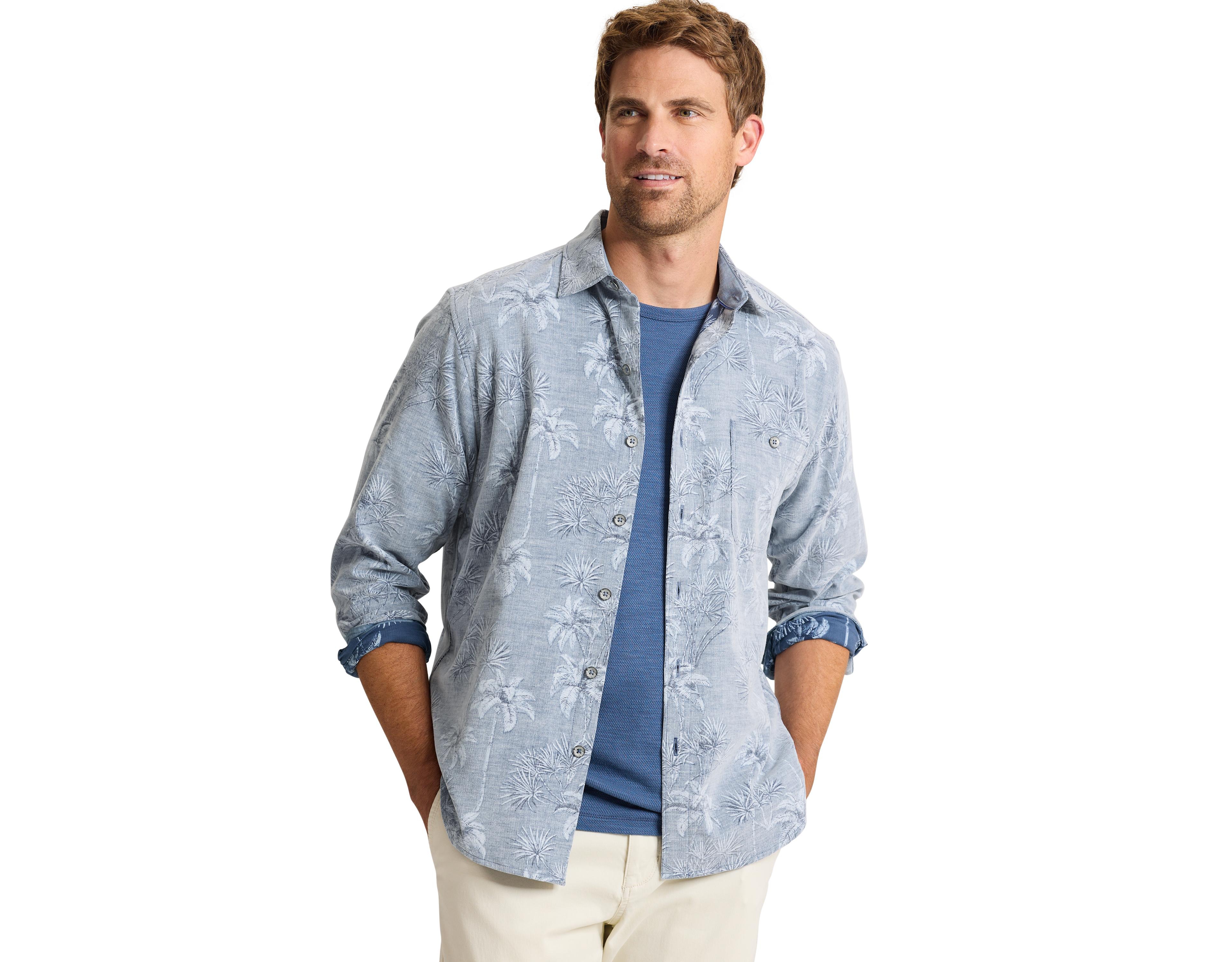 Tommy Bahama Men's Coastline Long-Sleeve Regular-Fit Corduroy Shirt