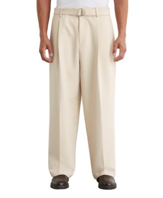 Men's Atwell Wide-Leg Relaxed-Fit Pleated Pants