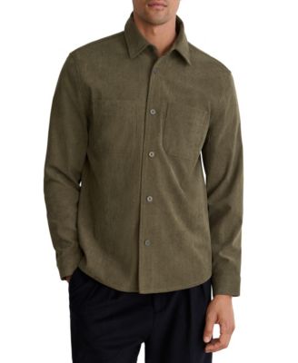 Men's Twin Pocket Corduroy Long Sleeve Shirt