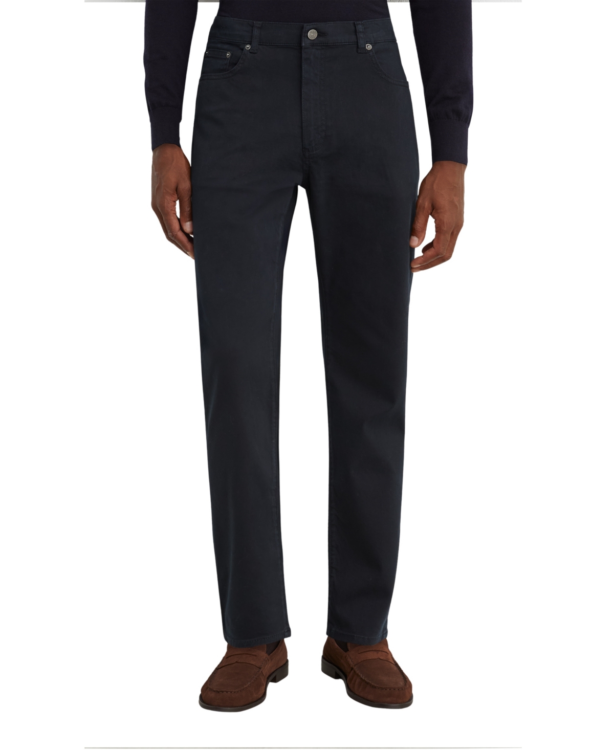 Reiss Men's Garment Dye Regular-Fit Dark-Wash Straight-Leg Jeans - Washed Blue