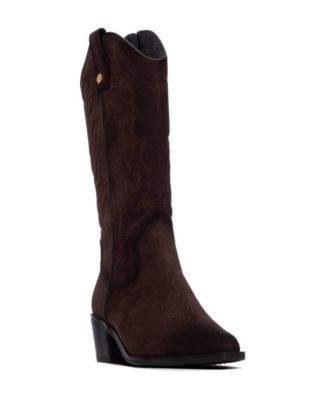 Women's Suede Italian Western Boots