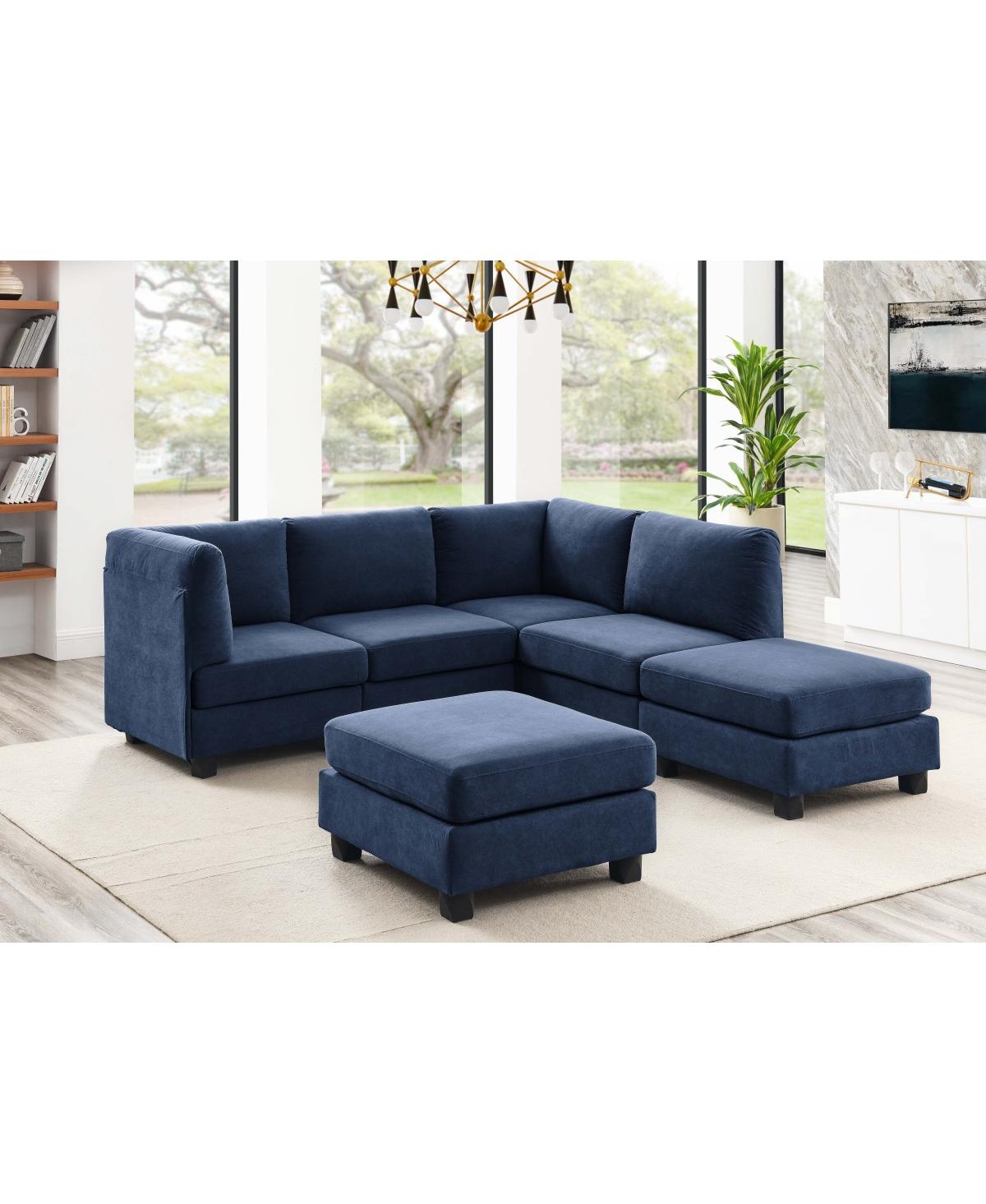 Streamdale Polyester Upholstered Modular Sectional