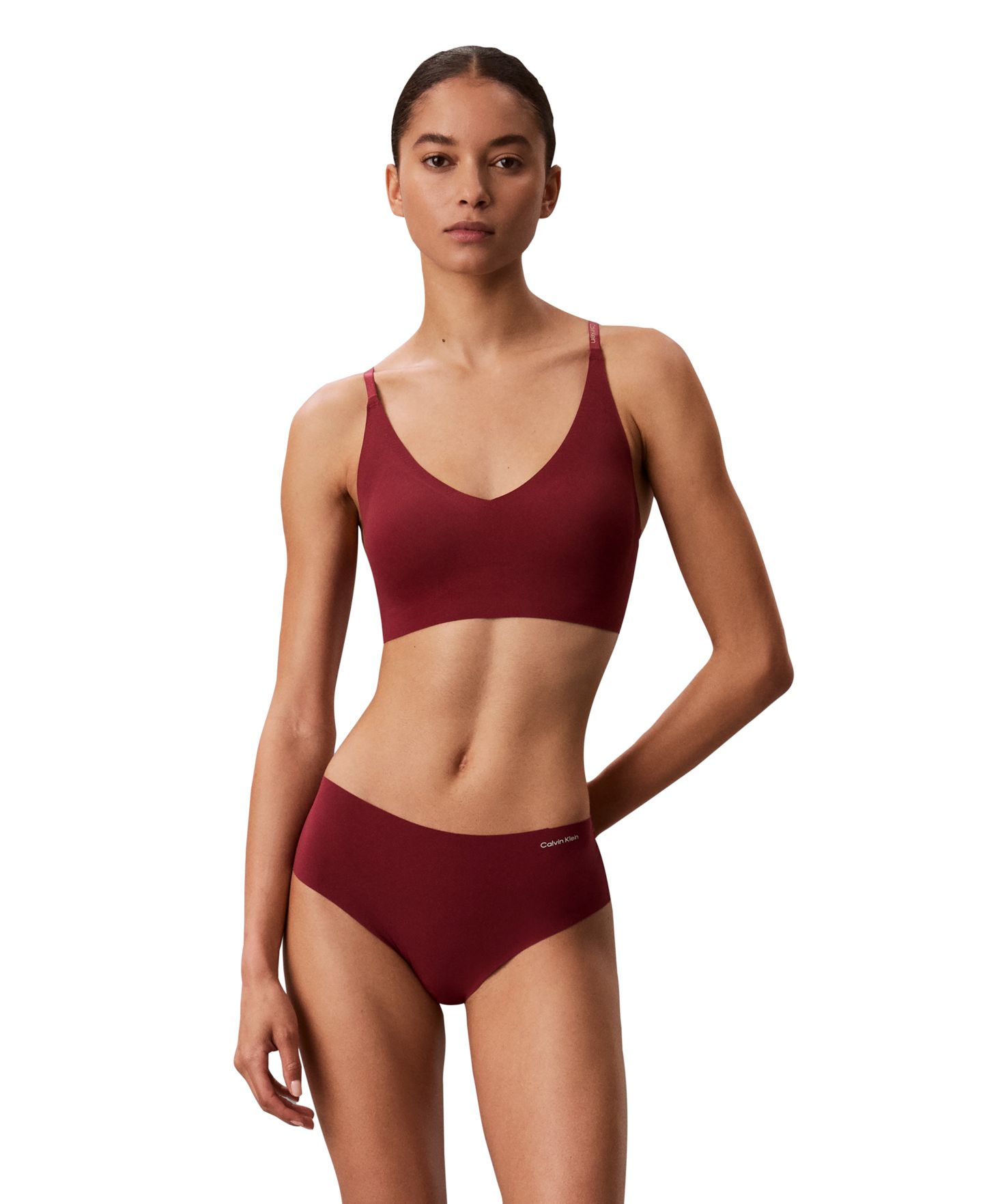 Бралетт Comfort, лёгкая чашка, треугольные чашки — Calvin Klein, цвет: Телесный — фото 4