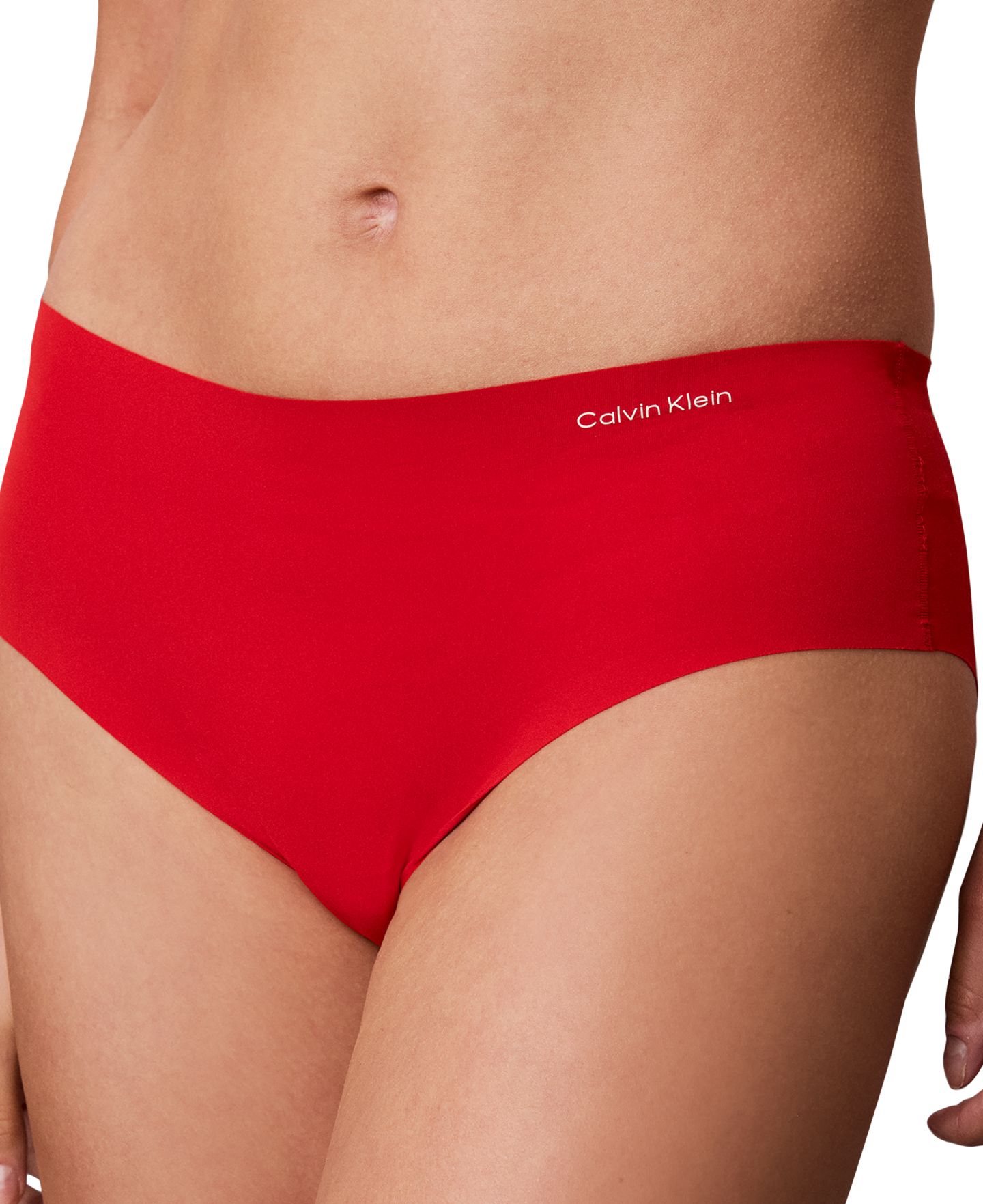 Трусы-хипстер Invisibles, микрофибра, стрейч, 5 шт. — Calvin Klein, цвет: Чёрный / Аквамариновый синий — фото 5