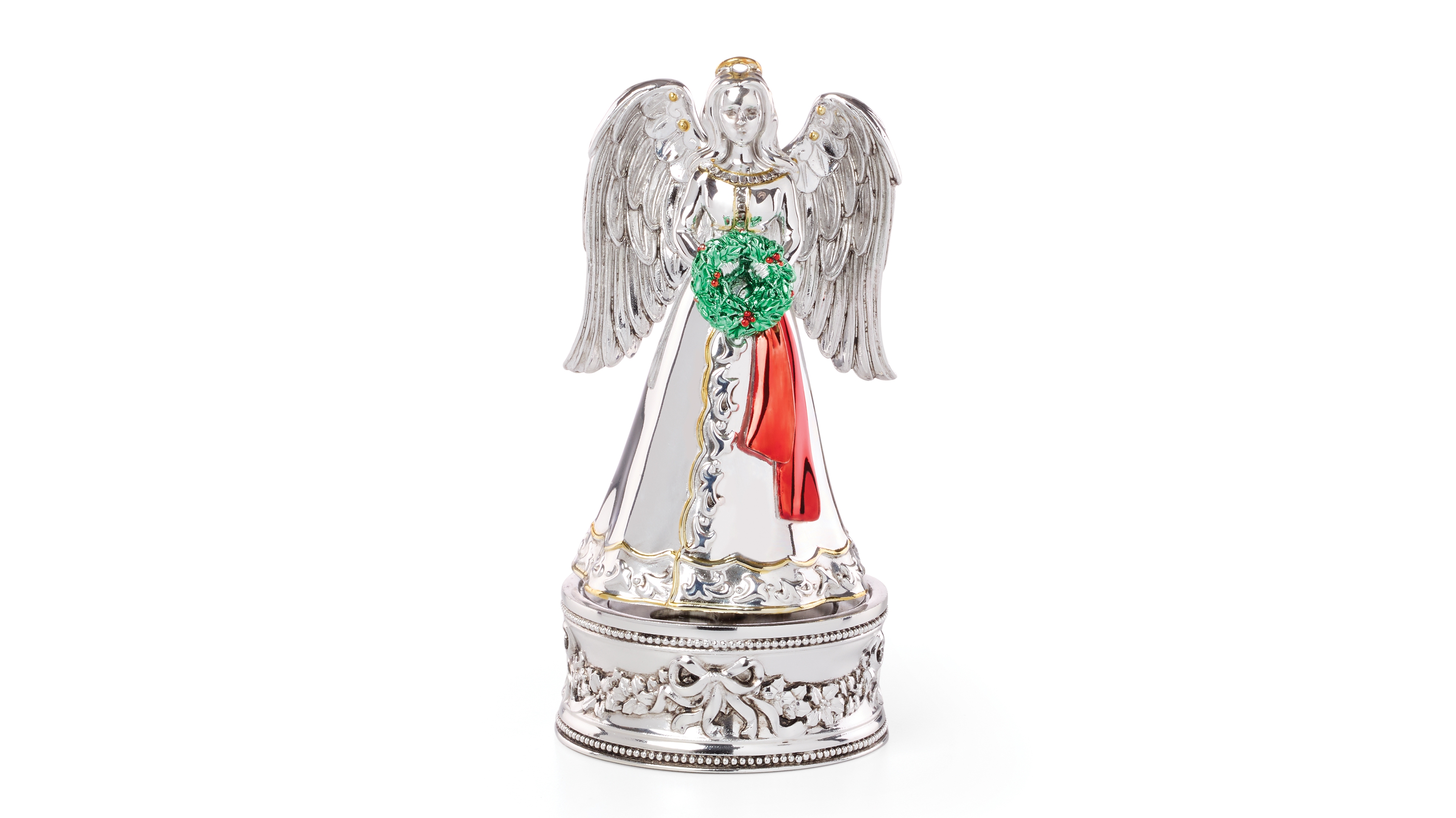 Reed & Barton Vintage Musical Angel Silverplate Figurine
