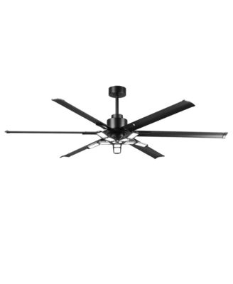 84" Industrial 6 Blades Ceiling Fan with Remote