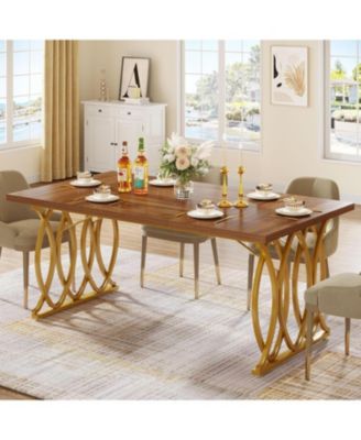 63" Dining Table for 4 to 6, Kitchen Table