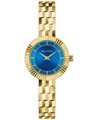 Women's Quartz Disco Gold-Tone Stainless Steel Bracelet Watch 26.5mm