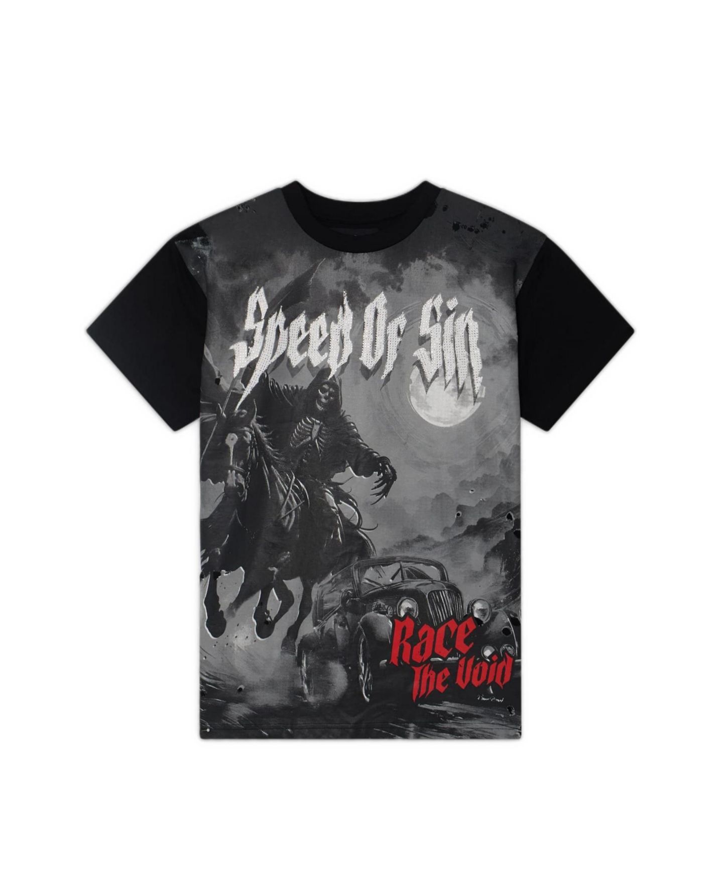 Мужская футболка Reason Speed Of Sin Graphic Short Sleeve, цвет: Чёрный — фото 3