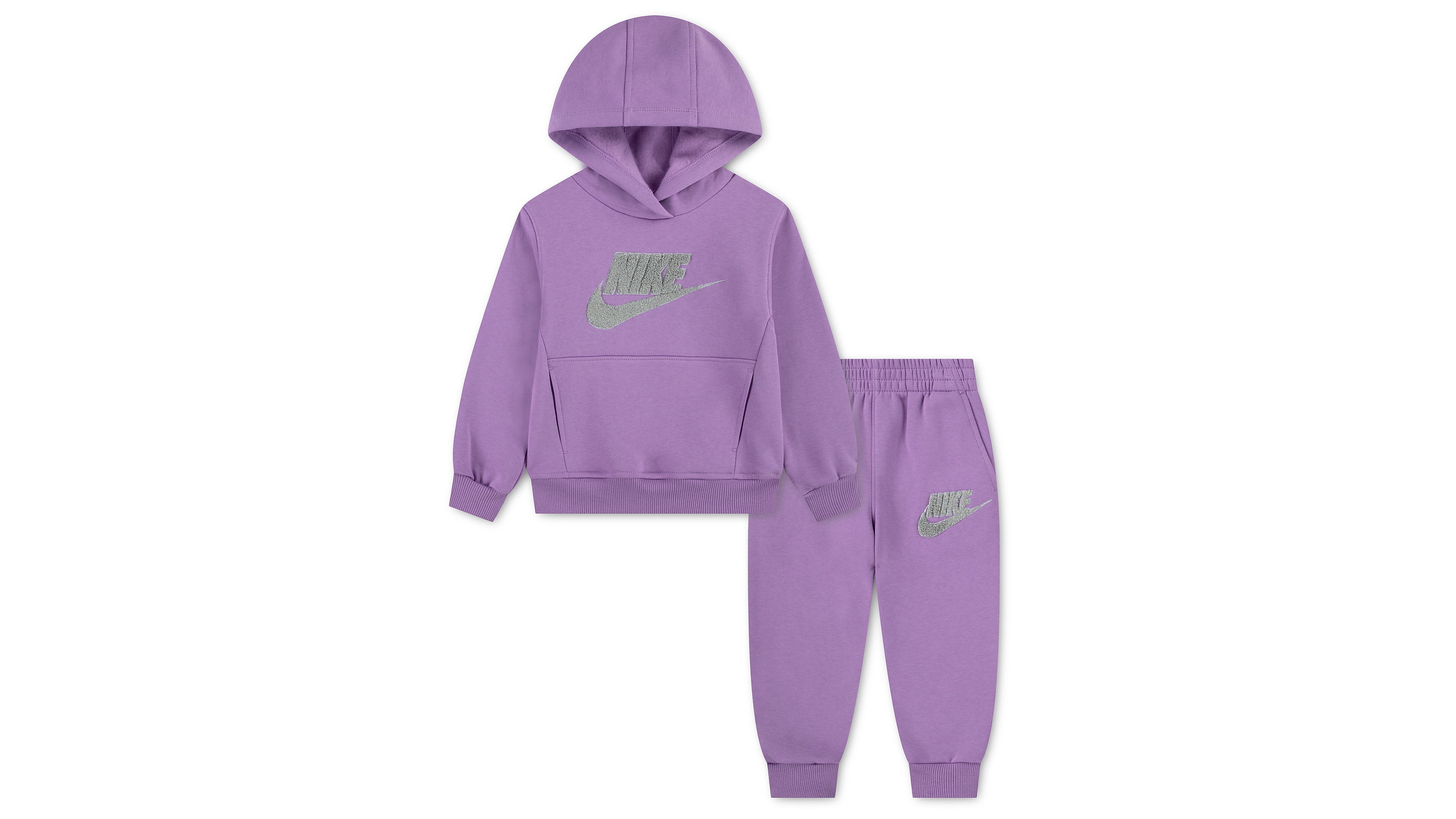 Nike Toddler Girls' 2T-5T Club Chenille Tapered Hoodie and Joggers, 2-Piece Set