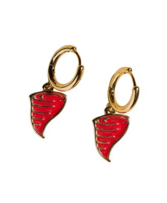 Women's Gold-Tone Iowa State University Cyclone Huggie Earrings