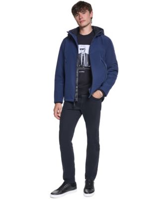 Men's Sherpa-Lined Hooded Softshell Jacket